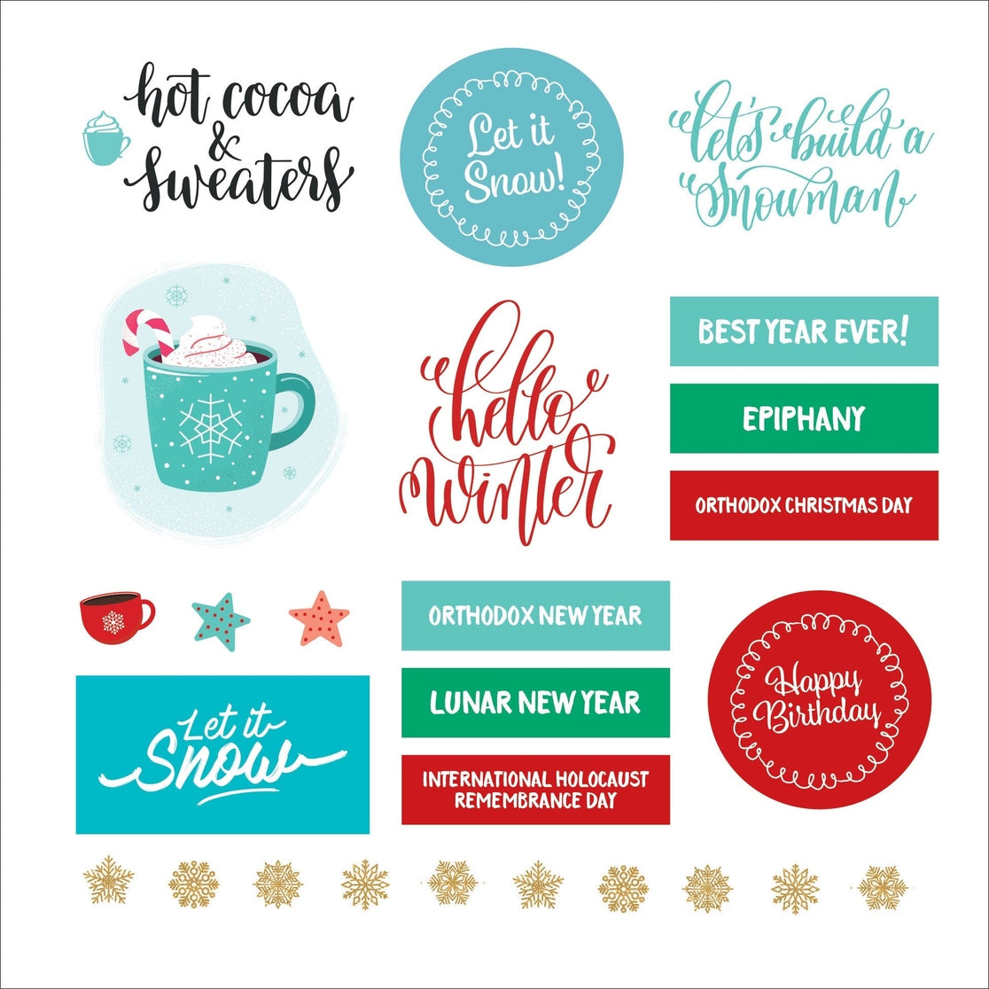 2024 Sticker Pack - 365 Unique Stickers for Planners, Journals, and Scrapbooking | Perfect for Daily Use, DIY Crafts, and Personalizing Laptops & Water Bottles