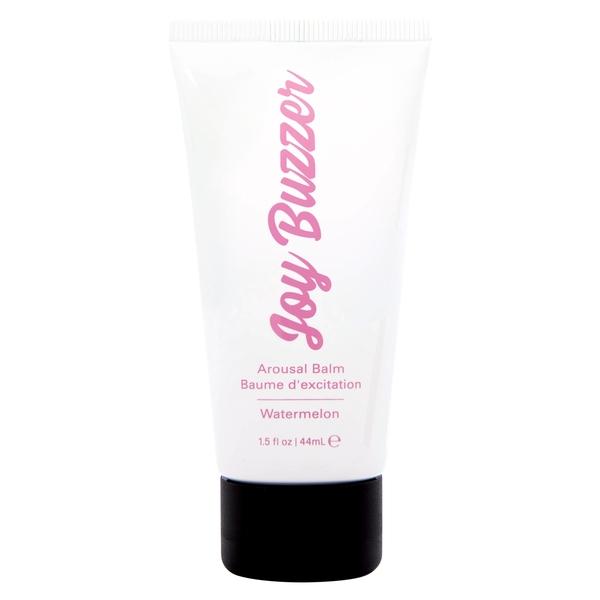 Joy Buzzer Flavored Arousal Balm - Watermelon Flavor 1.5 Oz - Sensual Massage & Intimate Enhancement for Couples