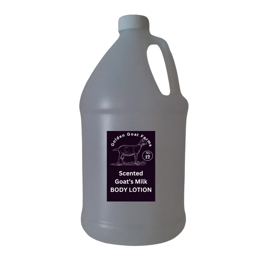 Golden Goat Farms Peanut Butter Cups Scented Body Lotion with Goats Milk - 1 Gallon Size for Dry Skin Care, Moisturizing Cream for Hands & Body - Perfect for Spa, Home Relaxation & Gift Giving