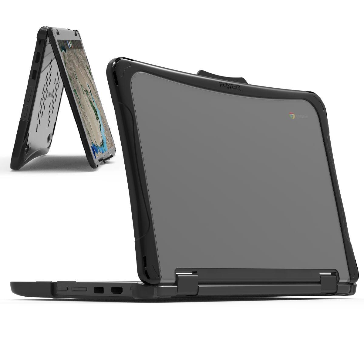 iBenzer Hexpact Protective Case for Chromebook - Durable Laptop Sleeve with Shock Absorption for School, Work & Travel
