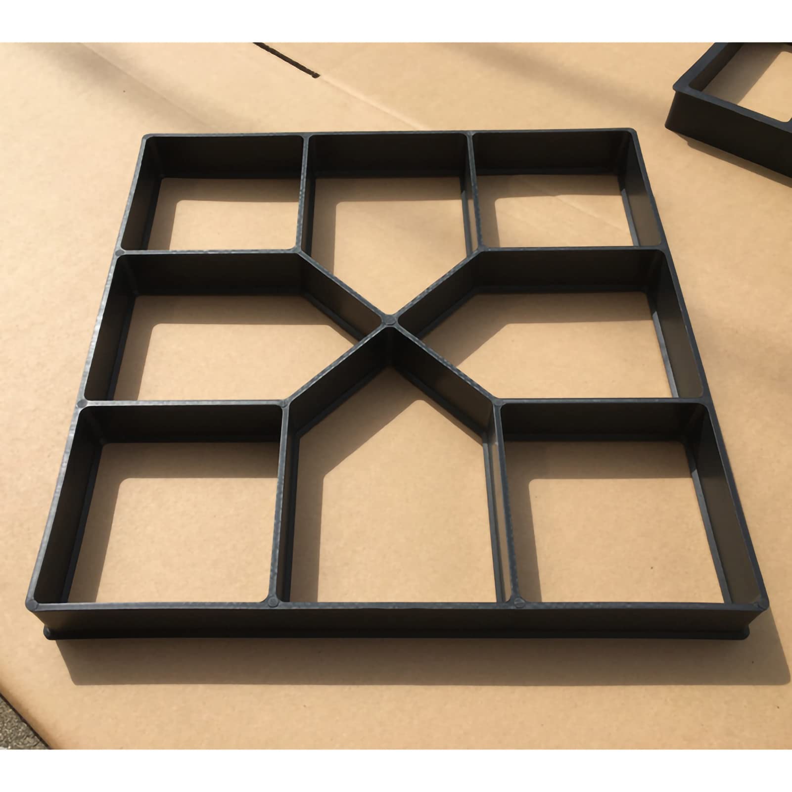 40cm DIY Concrete Paving Stone Molds - Plastic Walkway & Garden Path Maker for Stepping Stones, Patios & Driveways | Perfect for Outdoor Landscaping, Garden Pathways & Backyard Decor