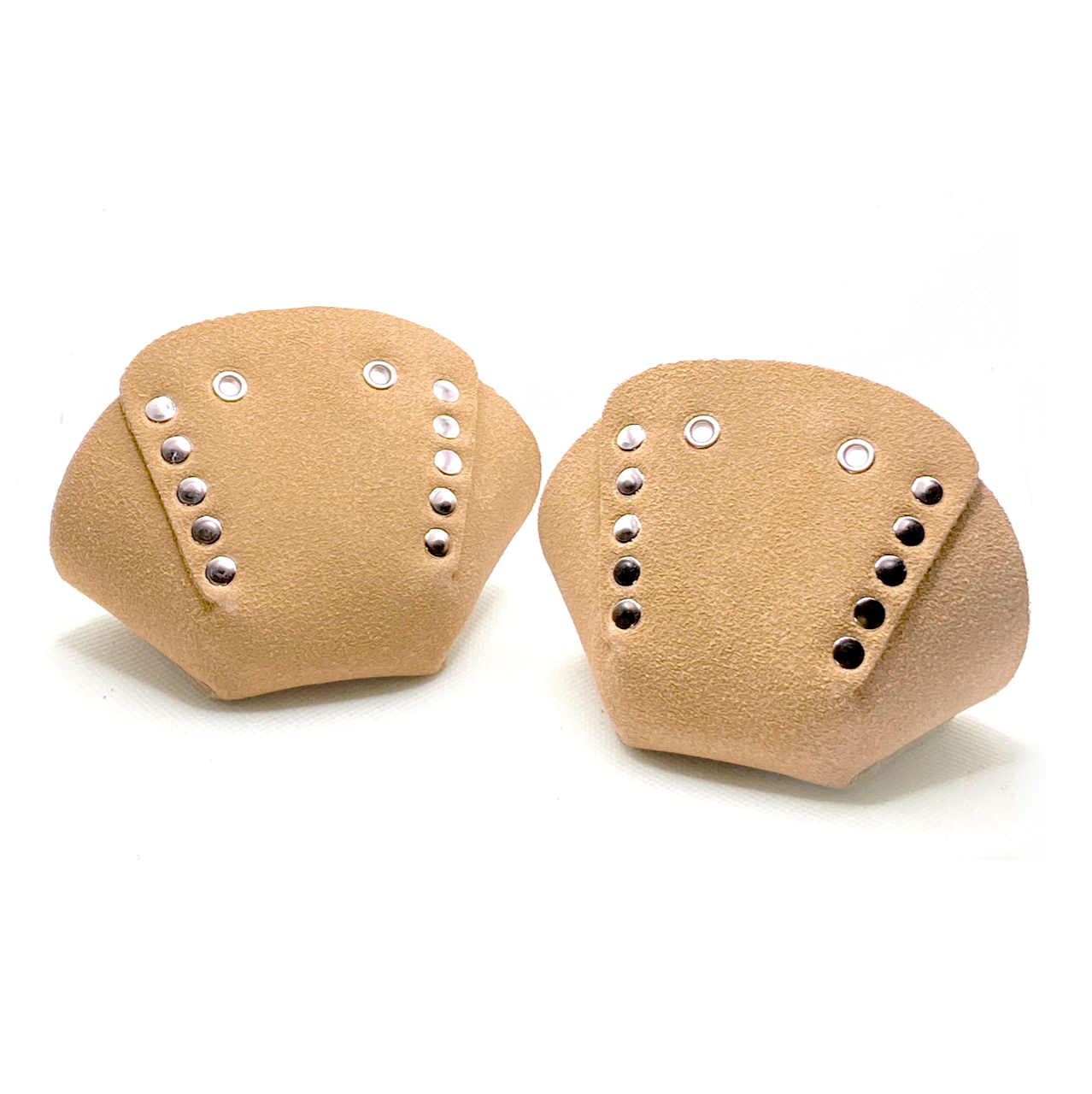 RollerStuff Premium Leather Toe Caps for Roller Skates - Tan Color - Protect & Extend Skate Life - Perfect for Roller Derby, Artistic Skating & Outdoor Use