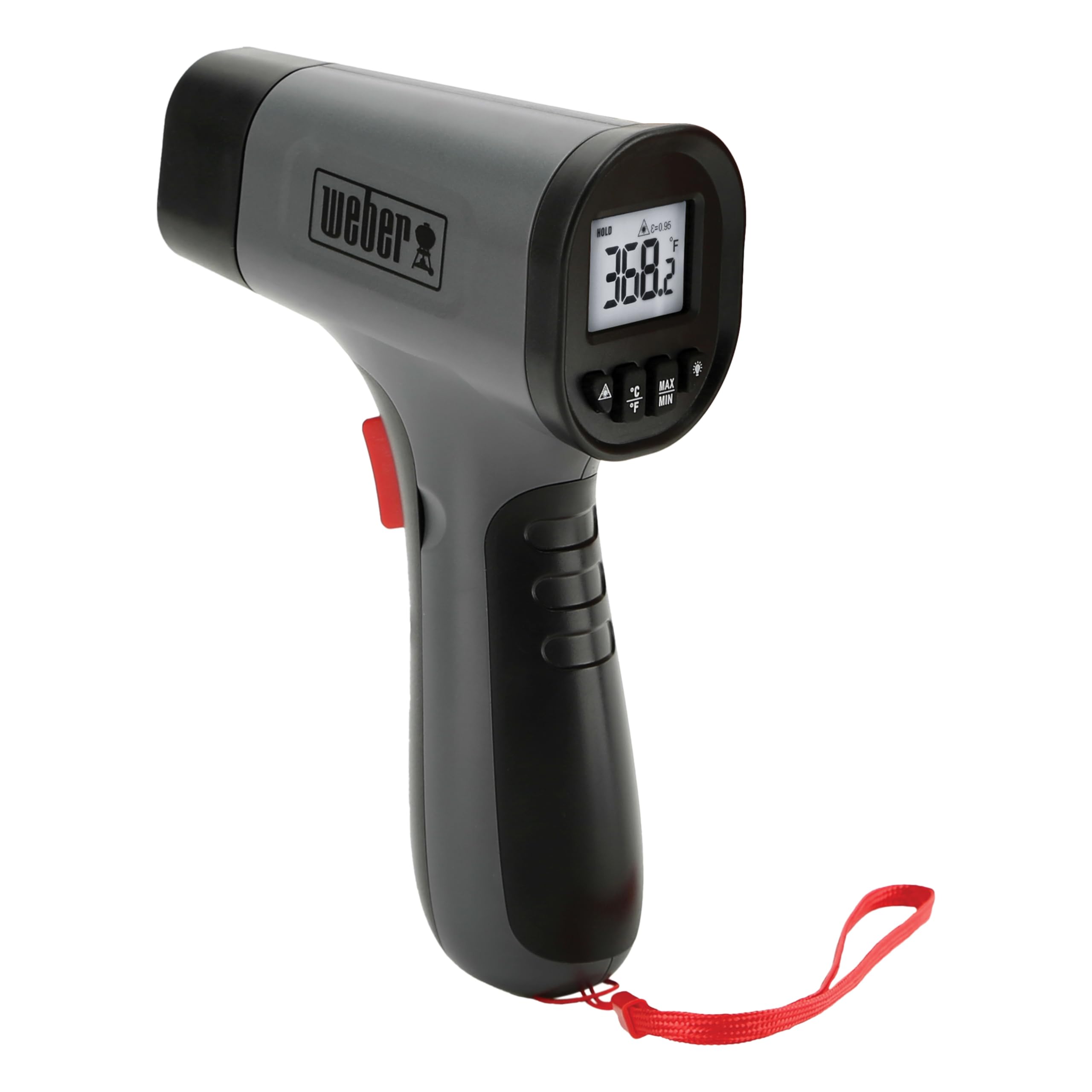 **Weber Griddle Infrared Thermometer – Wireless Digital Meat Thermometer for Grilling, BBQ, and Cooking – Black (Perfect for Steak, Chicken, and Outdoor Grilling)**