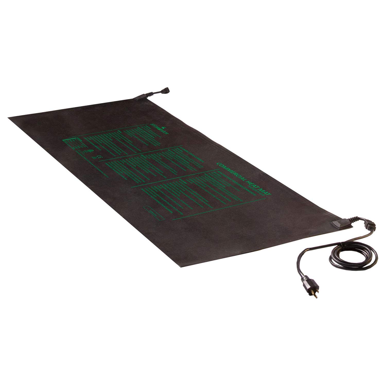 Hydrofarm MTMDU 60x21 Inch Waterproof Seedling Heat Mat for Indoor Plants - Black Hydroponic Heating Pad for Germination, Seed Starting & Plant Propagation - Ideal for Greenhouses, Grow Tents & Indoor Gardening