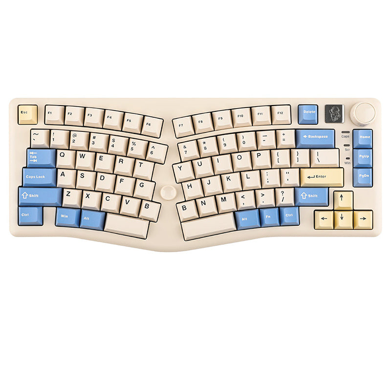 WhatGeek x LEOBOG Alice A75 Wireless Mechanical Keyboard - 75% Hot-Swappable RGB Backlit Gaming Keyboard with Bluetooth 5.0/2.4G/Wired Connectivity - Perfect for Typing, Gaming & Office Work
