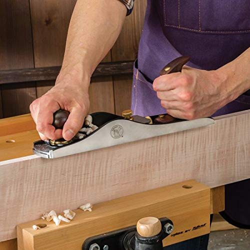 Bench Dog® Tools No. 62 Low Angle Jack Plane - Premium Woodworking Hand Plane for Smoothing & Finishing - Perfect for Cabinet Making, Furniture Restoration & DIY Wood Projects