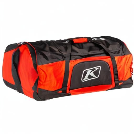 KLIM Team Gear Bag Fiery Red & Black - Durable Sports Equipment Backpack for Football, Soccer & Baseball - Perfect for Athletes, Coaches & Travel