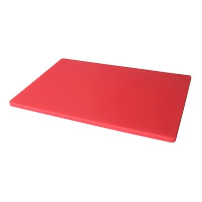 Nella Premium 18x24 Inch Red Plastic Cutting Board - Extra Large Kitchen Chopping Board for Meat, Vegetables & Fruits - Dishwasher Safe & Non-Slip Surface for Home & Restaurant Use