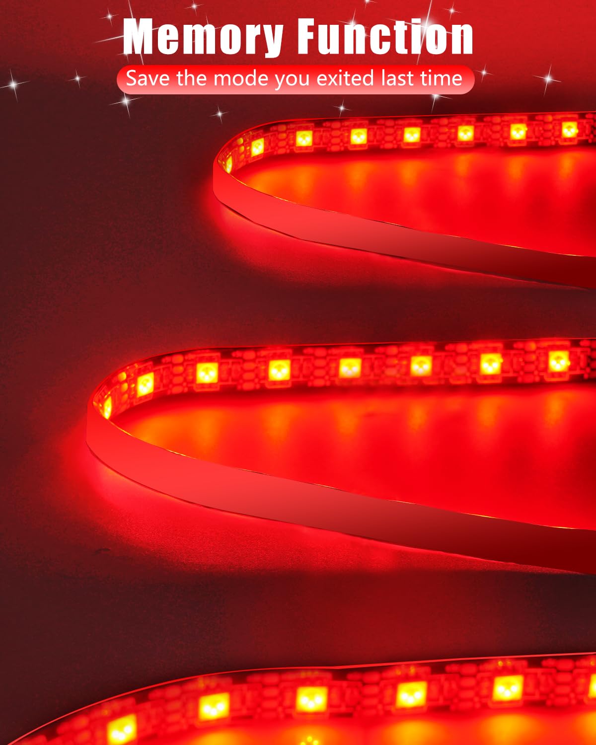 Keiurot LED Strip Lights for Electric Scooters - 5V Red Flashing Lights for Xiaomi M365/Pro/Ninebot/Mercane - Waterproof Night Riding Lights for Skateboards & Scooters - Perfect for Urban Commuting & Nighttime Safety