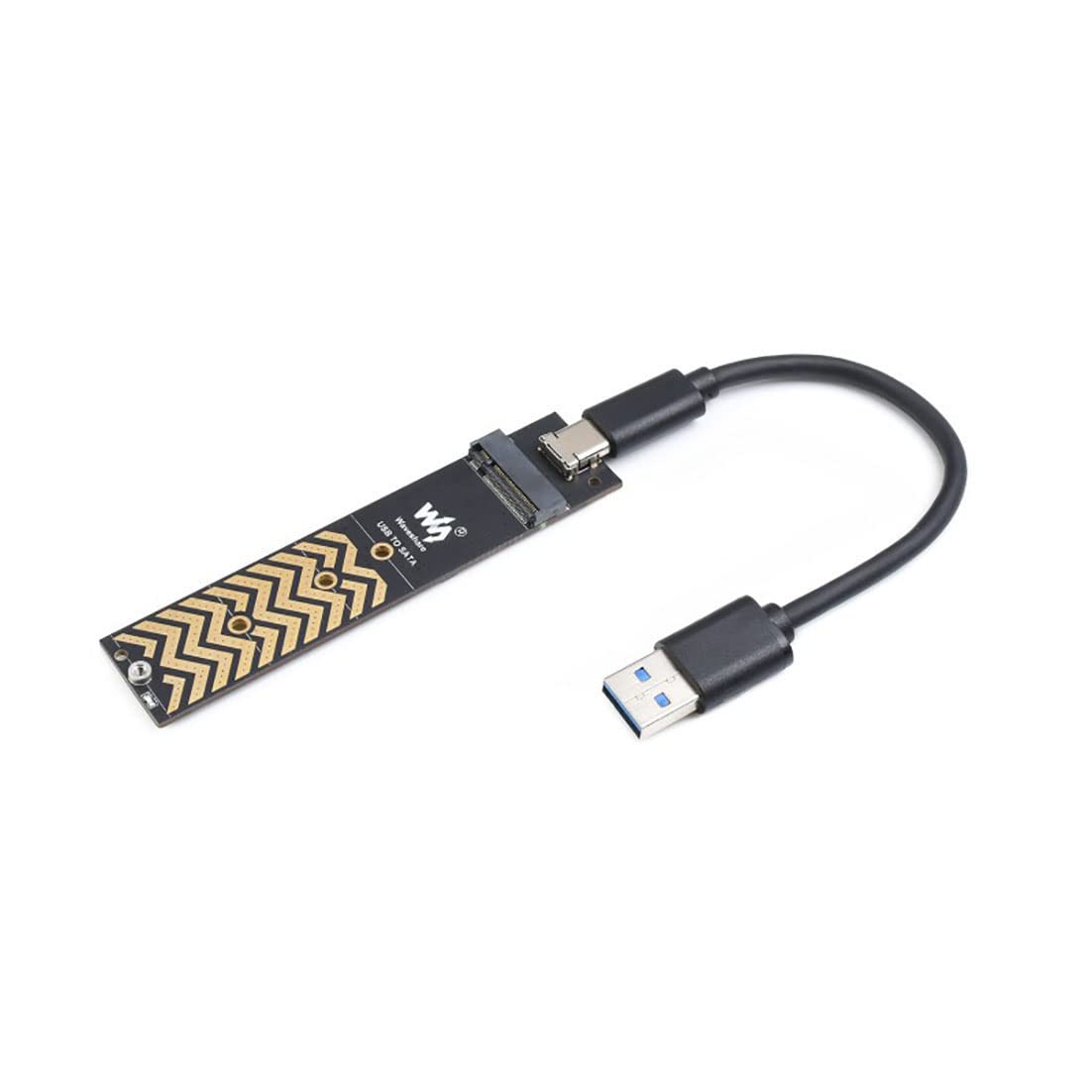 High-Speed USB-C to NGFF SSD Adapter - USB 3.2 Gen 2 Type-C Converter with 6Gbps Data Transfer Rate - Perfect for External Storage Expansion on Laptops, Gaming PCs & Workstations