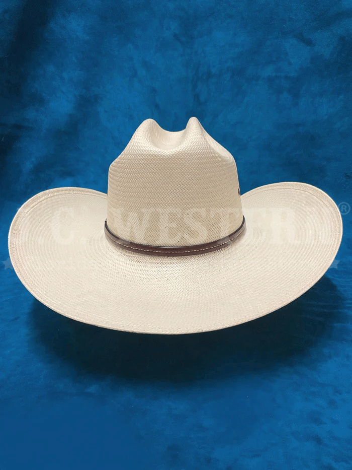 Resistol RSHAZE 304281 HAZER 10X George Strait Collection Natural Straw Cowboy Hat for Men - Perfect for Country Music Festivals, Outdoor Rodeos & Summer Sun Protection