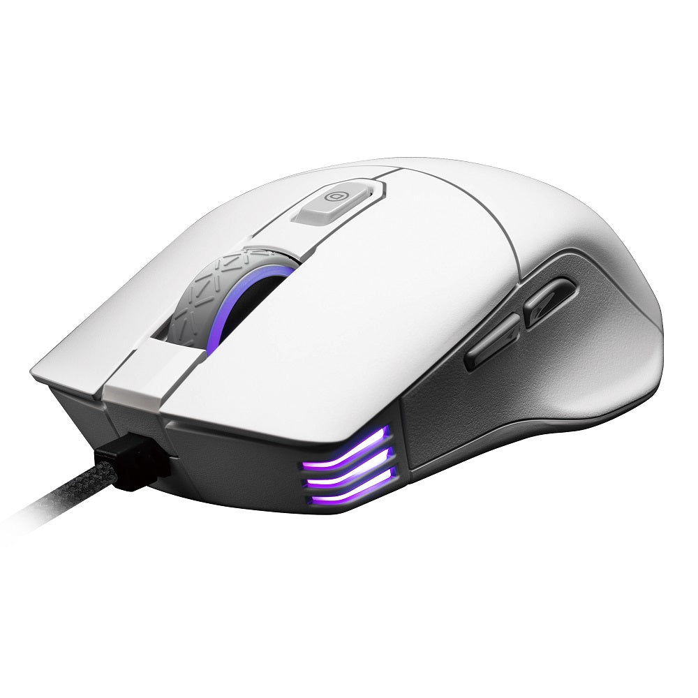 EVGA X12 Ambidextrous USB Gaming Mouse - Wired Optical Mouse for PC & Mac - White (Perfect for FPS, MMO, and Esports Gaming)