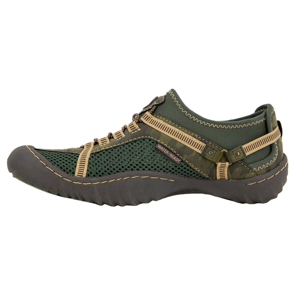 JBU Tahoe Water Ready Women's Outdoor Comfort Closed Toe Slip On Water Shoes for Beach, Pool, and Kayaking Adventures