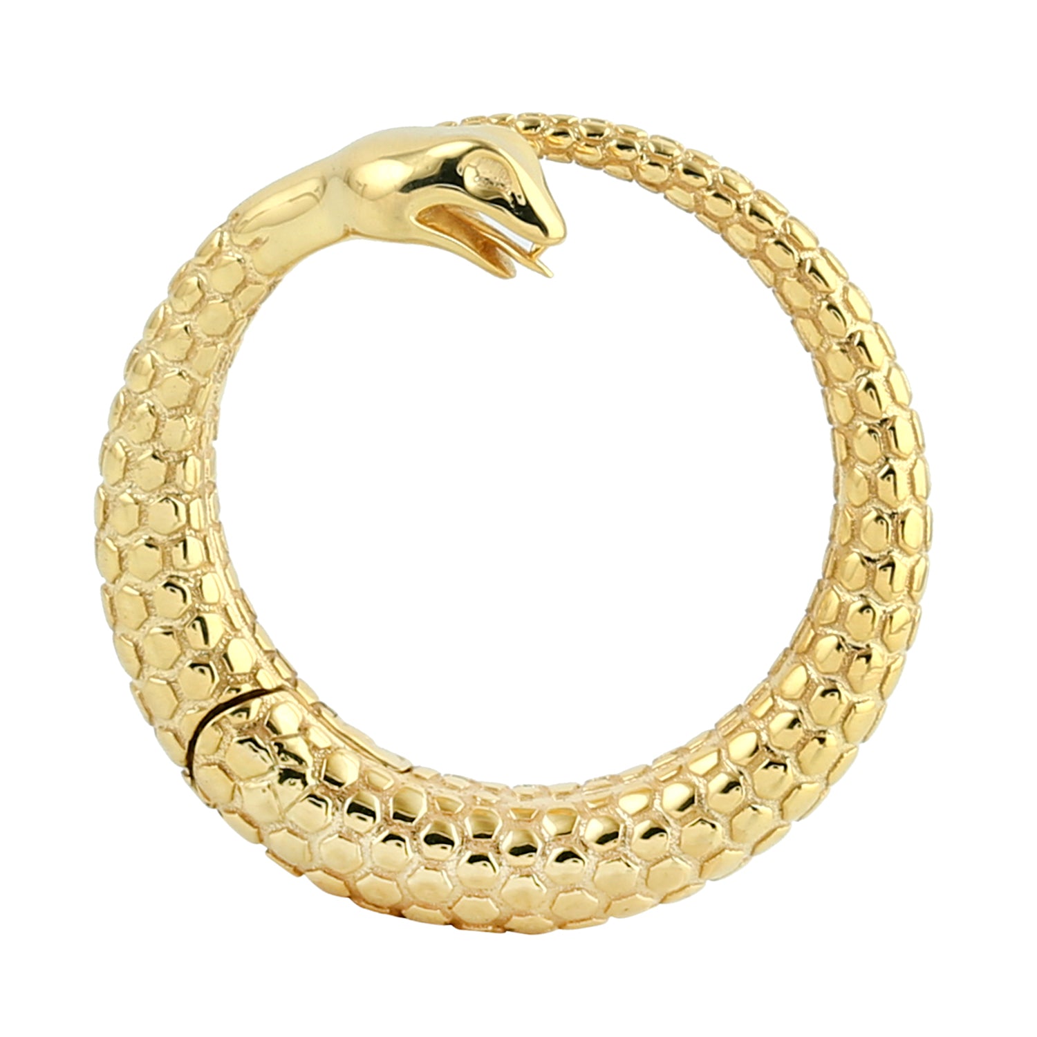 18K Solid Gold Snake Design Ring - Handmade Jewelry for Women, Unique Statement Piece - Perfect for Gifts, Parties, and Everyday Wear