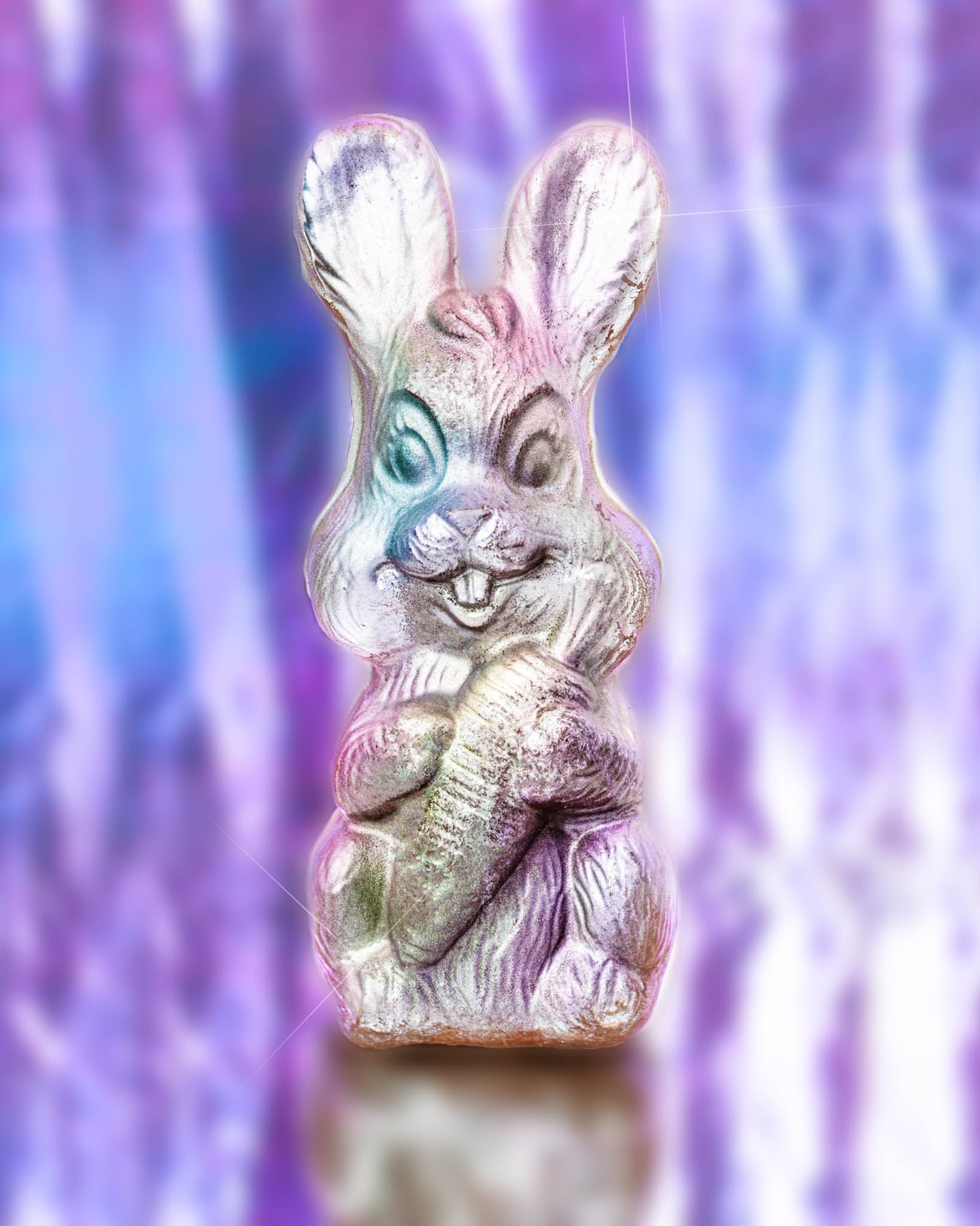 Exploding Rainbow Chocolate Easter Bunny - Colorful Chocolate Bunny for Easter Gifts & Party Favors - Perfect for Easter Egg Hunts, Baskets & Celebrations