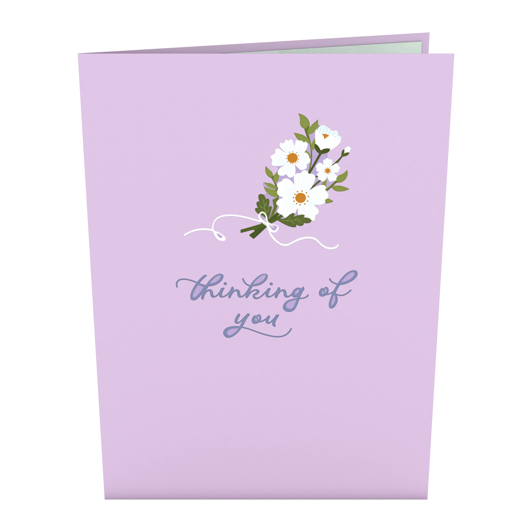 Lovepop Handcrafted 3D Thinking of You Flower Pop-Up Card – Sympathy & Greeting Card (5