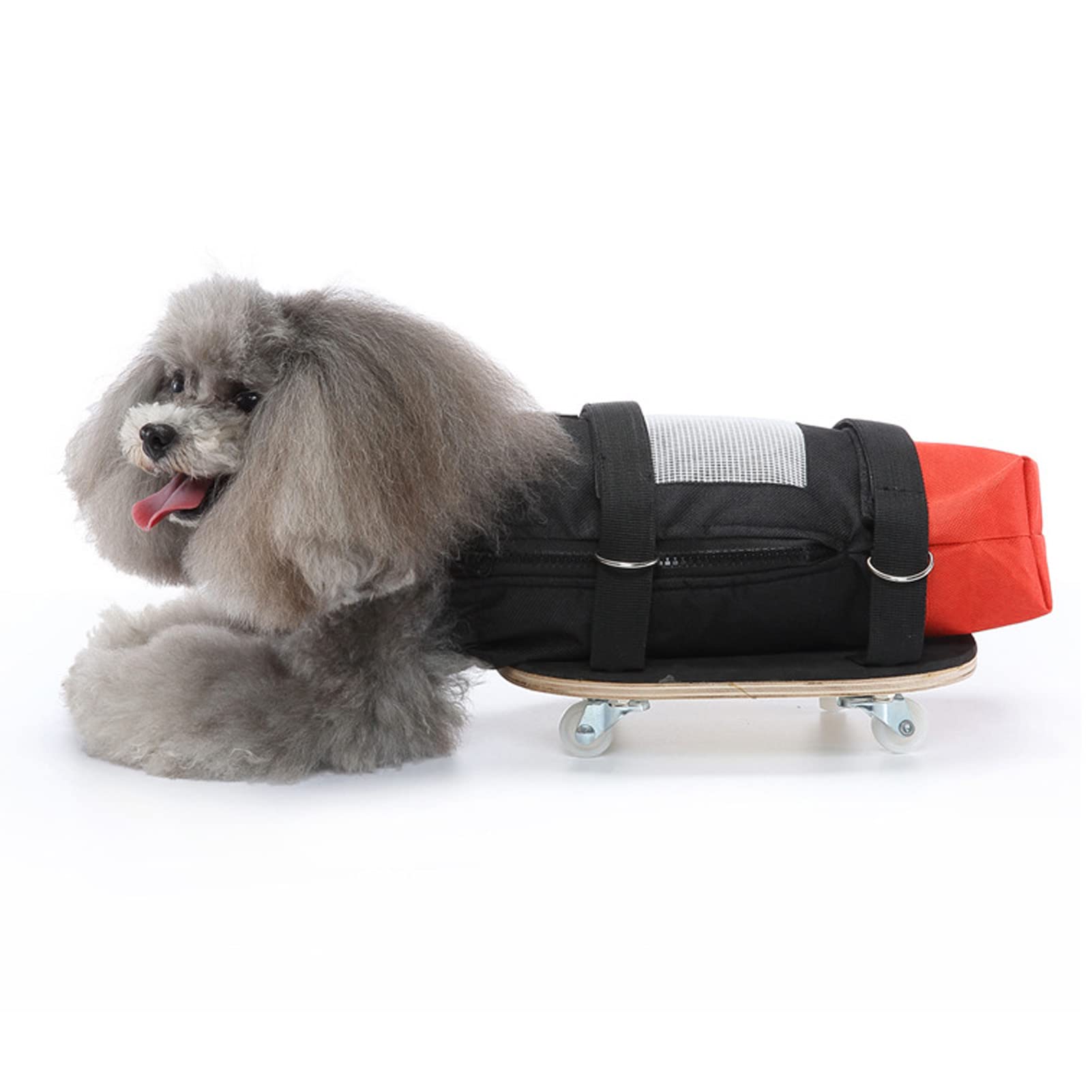 Dog & Cat Wheelchair for Hind Legs - Adjustable Pet Mobility Scooter with Silent Wheels for Disabled Pets (6.5-9kg/14.3-19.8lb) - Ideal for Post-Surgery Recovery & Arthritis Relief