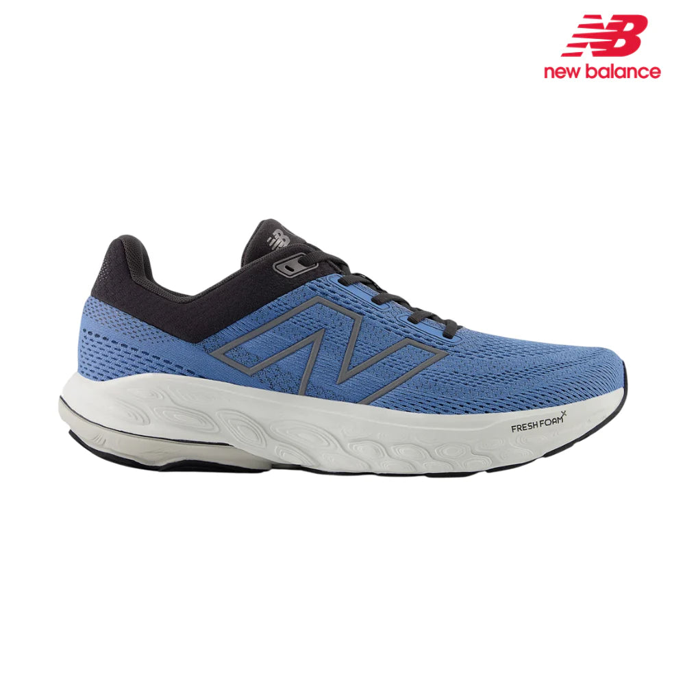 New Balance Men's Fresh Foam X 860v14 Running Shoes - 2E Wide Width in Blue Laguna/Black Cement/Grey Matter - Perfect for Jogging, Gym Workouts & Daily Walking