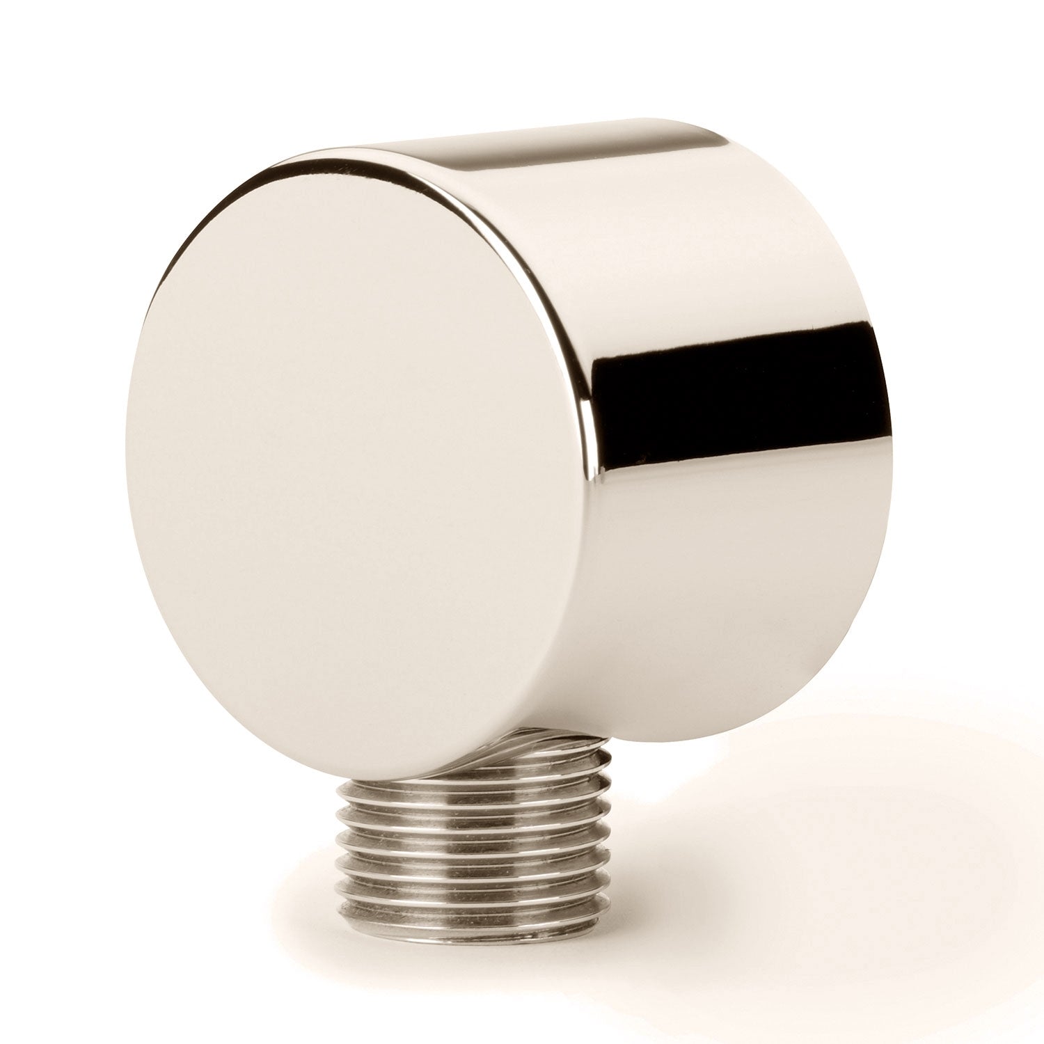 1/2 Inch Brushed Nickel Wall Elbow - Durable Plumbing Fitting for Bathroom, Kitchen & Laundry Room Pipe Connections