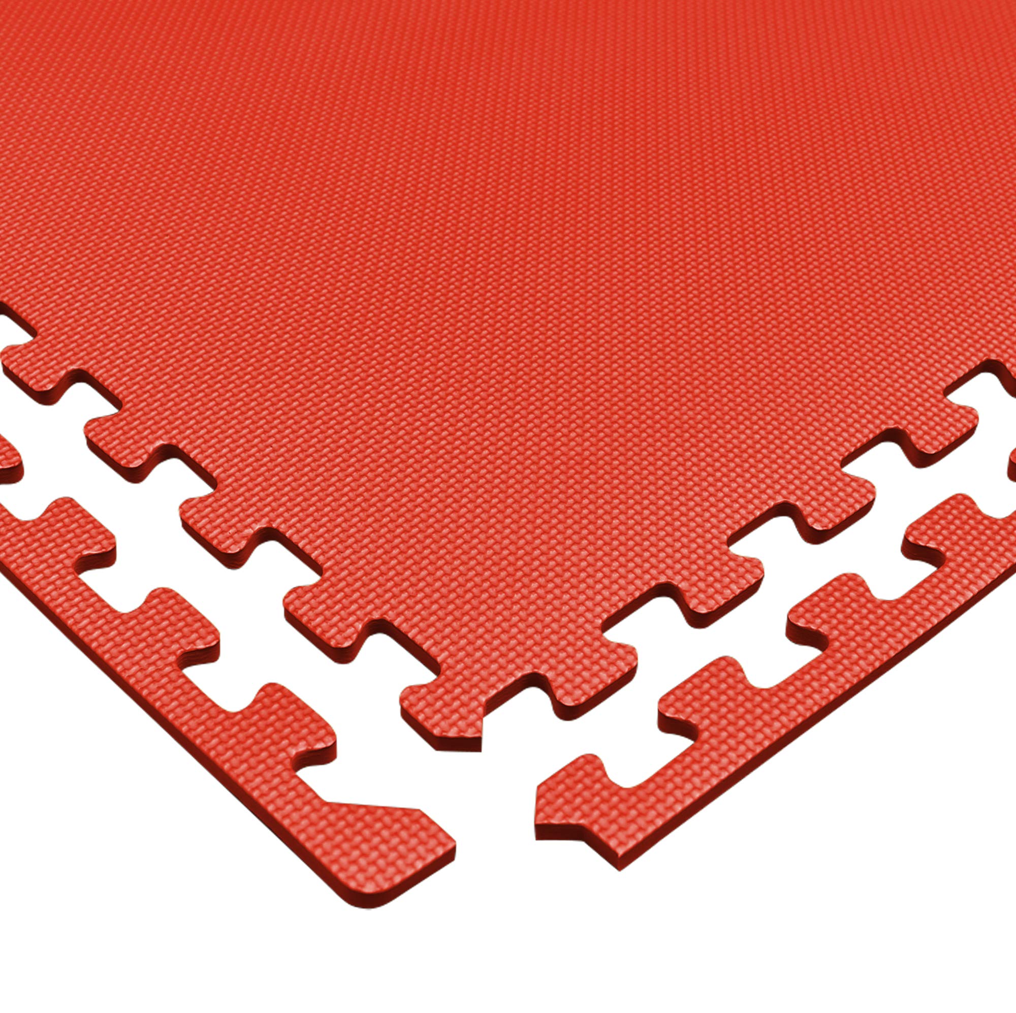 3/8 Inch Thick High-Density Exercise Floor Mats - Non-Slip Multipurpose Gym Mats for Home Workouts, Yoga & Fitness - Ideal for Home Gym, Garage & Studio Flooring