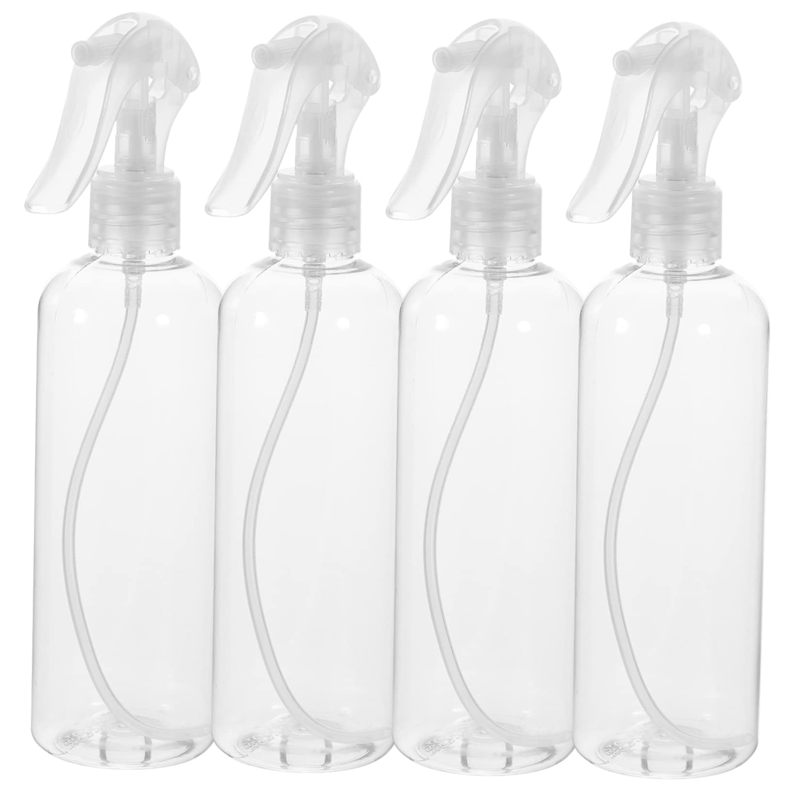 Beavorty 2-Pack 300ml Empty Travel Spray Bottles - Leakproof & Durable for Gardening, Toiletries, Makeup - Perfect for DIY, Hair Care, Cleaning & Plant Misting (4pcs*2)