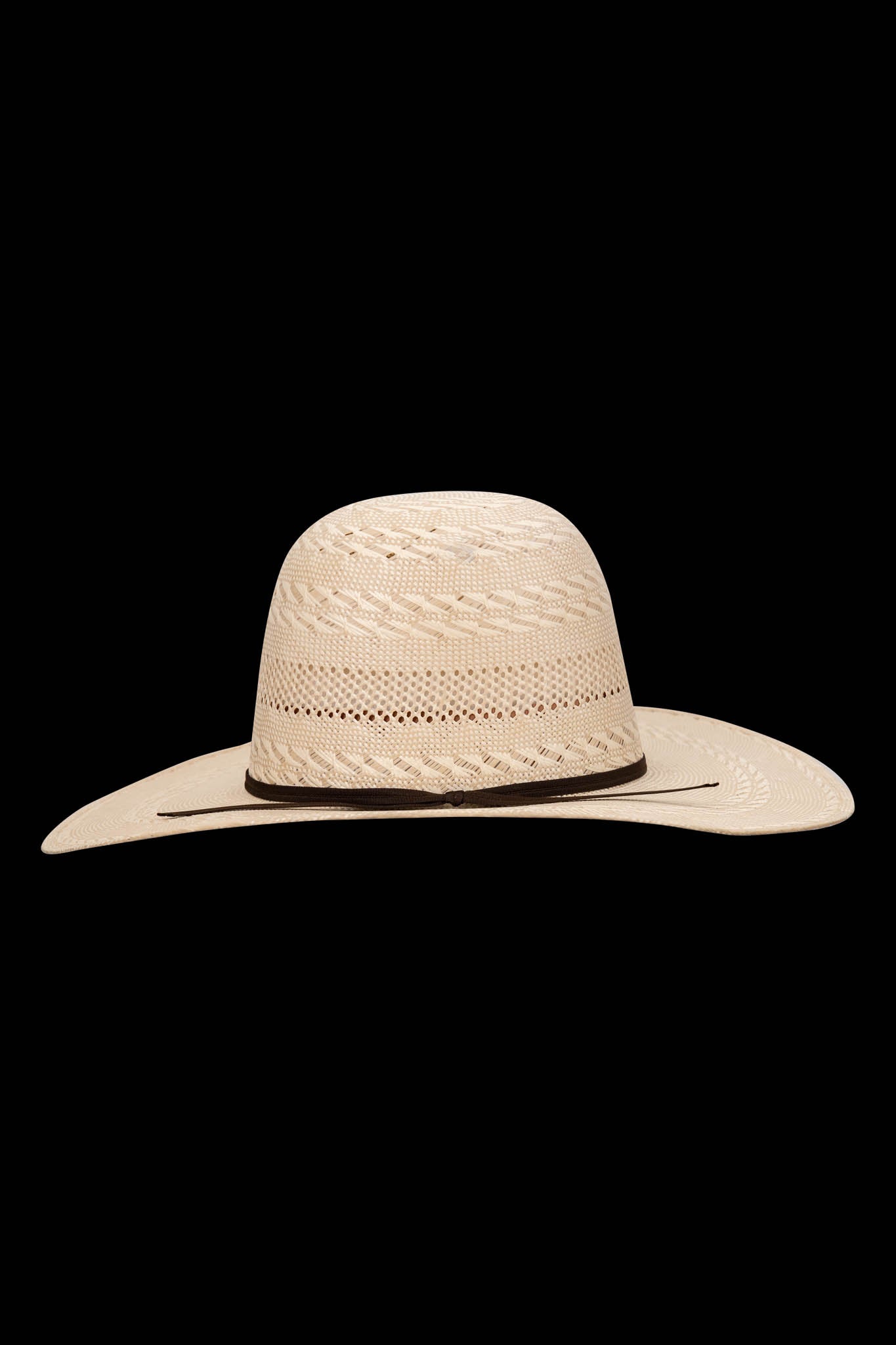 Rock'em 30X Alabama Open Crown Straw Cowboy Hat - Premium Western Style for Men - Perfect for Rodeo, Ranch Work & Outdoor Adventures