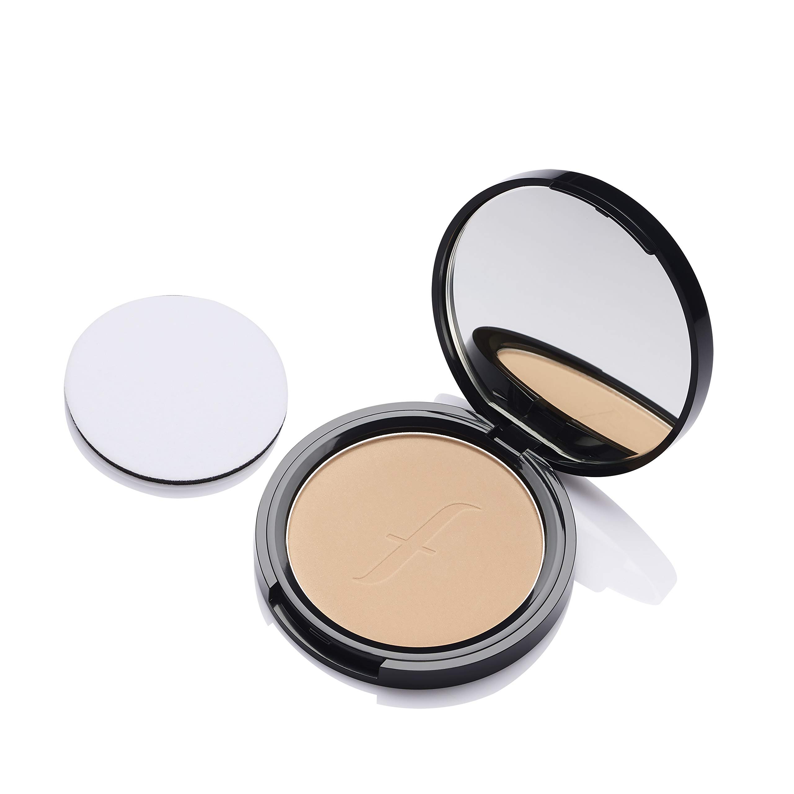 Faces Canada Weightless Stay Matte Compact Powder with Vitamin E & Shea Butter - SPF 20 Sand 04 (9g) & Magnet Eyes Kajal Eyeliner (0.35g) - Oil Control Makeup for Oily Skin, Long-Lasting Matte Finish for Daily Use & Party Looks