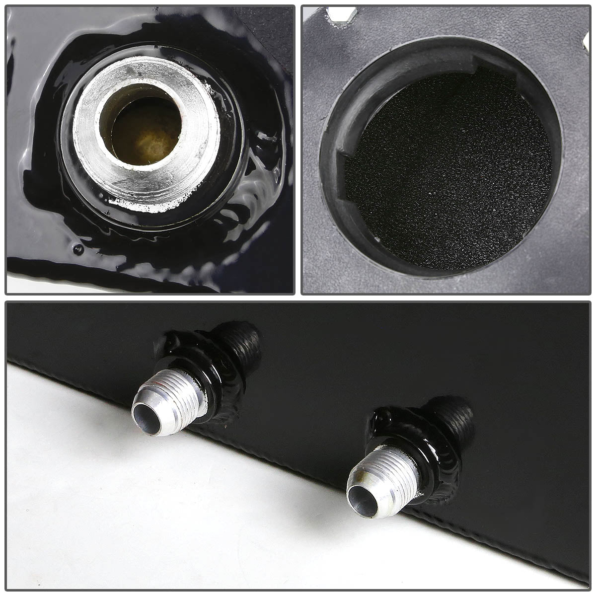 8 Gallon Aluminum Fuel Tank with 8AN Male Inlet - 10