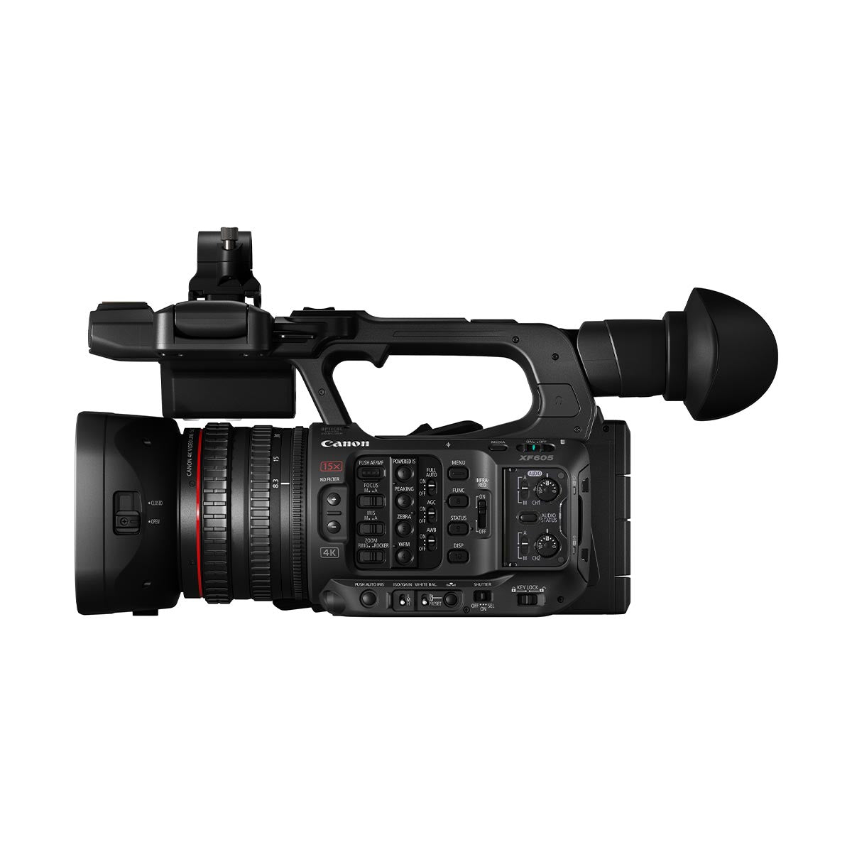Canon XF605 Professional 4K UHD HDR Camcorder - Perfect for Filmmaking, Live Streaming & Broadcast Journalism