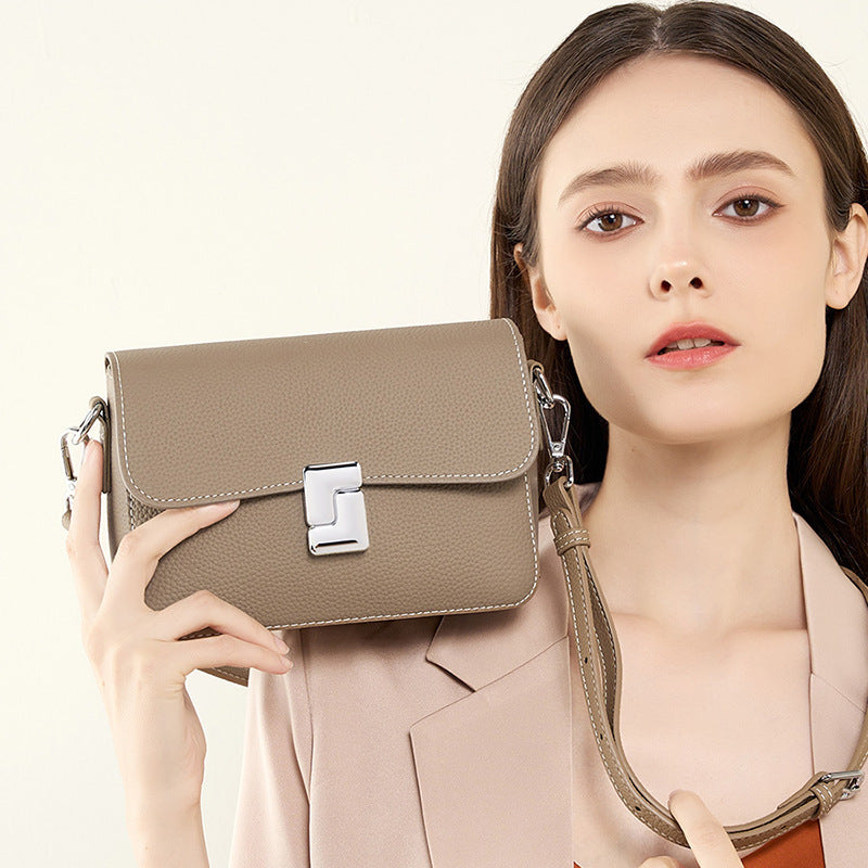 Premium Genuine Leather Crossbody Shoulder Bag for Women - Stylish & Durable Handbag for Work, Travel & Everyday Use
