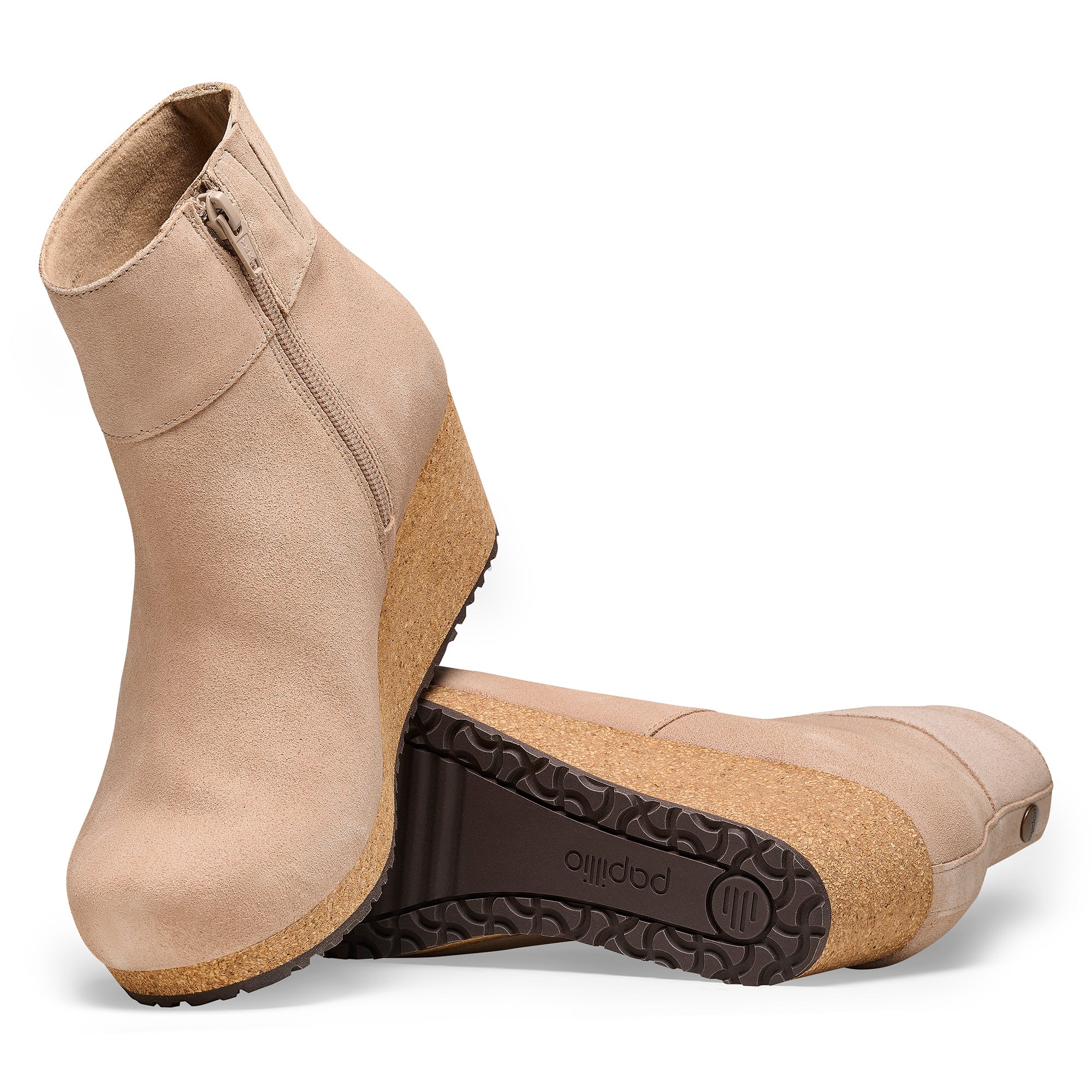 Birkenstock Ebba Suede Boots for Women - Comfortable Sandcastle Color Ankle Boots | Perfect for Fall, Winter & Casual Outfits