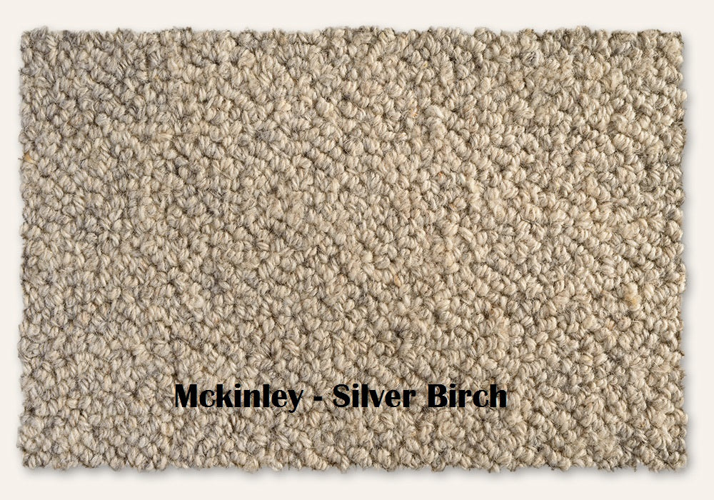 EarthWeave Bio Floor Natural Wool Carpet - Mckinley Style - 12 ft Wide - Eco-Friendly Home & Office Flooring for Living Room, Bedroom, and Commercial Spaces