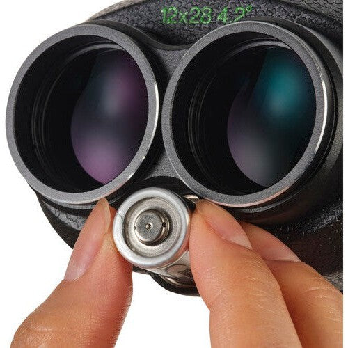 Fujinon Techno Stabi TS 12x28 WP Waterproof Binoculars with Image Stabilization - IPX7 Rated for Hiking, Bird Watching & Outdoor Adventures