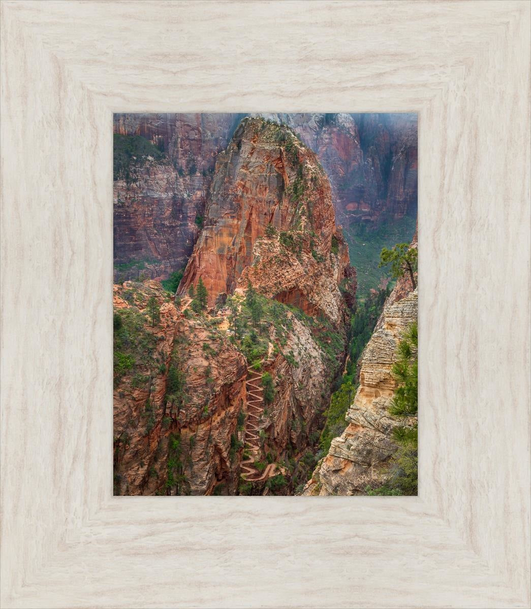 Angels Landing by Julie Kerr - Stunning Landscape Art Print for Home & Office Decor | Perfect for Living Rooms, Bedrooms, and Gifts
