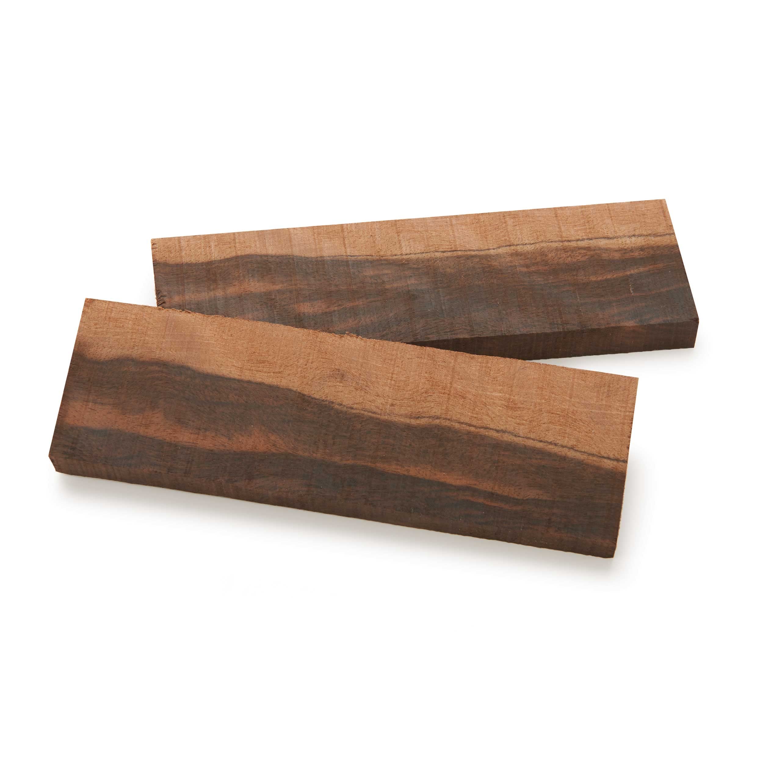 Premium Macassar Ebony Wood Knife Scales Pair - Handcrafted for Custom Knife Making, DIY Projects & Woodworking - Perfect for Hunting Knives, Chef Knives & Collectors
