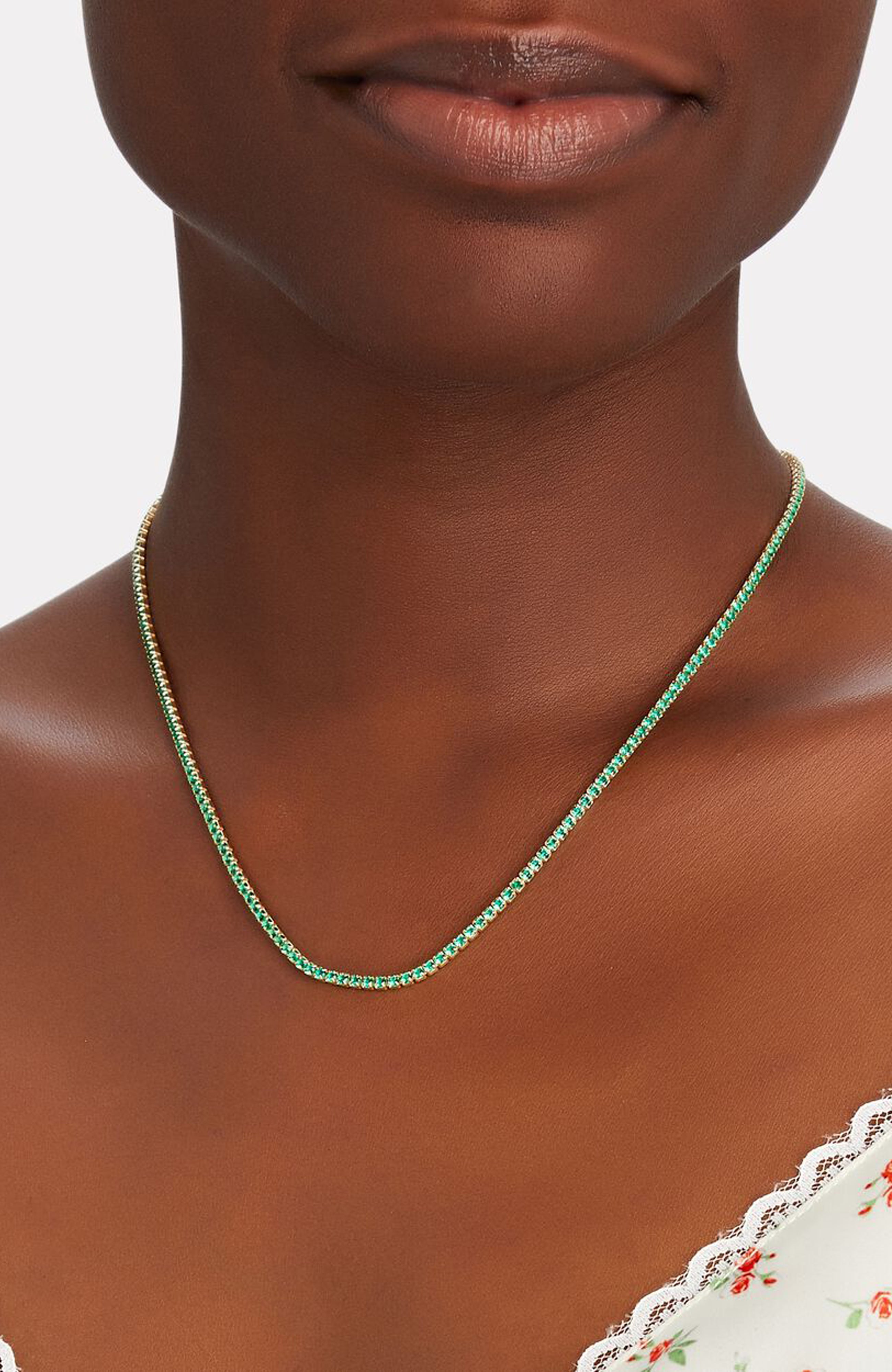 Tennis Necklace for Women - Elegant Diamond Tennis Choker | Perfect for Weddings, Parties & Special Occasions