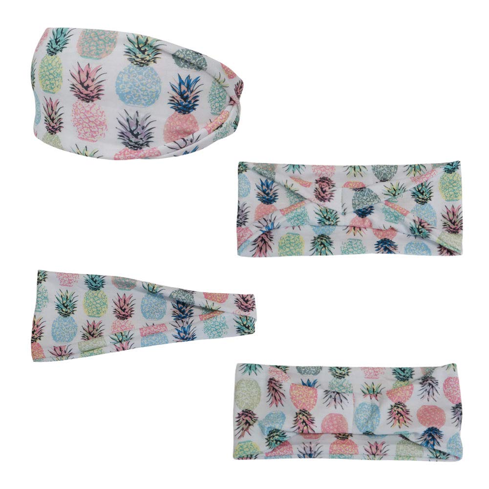 6 Pack Women's Elastic Wide Headbands - Yoga, Workout, Running & Exercise Hair Bands - Non-Slip Sports Fashion Accessories for Active Women - Perfect for Gym, Yoga Class, Jogging and Daily Wear (6pack_603)