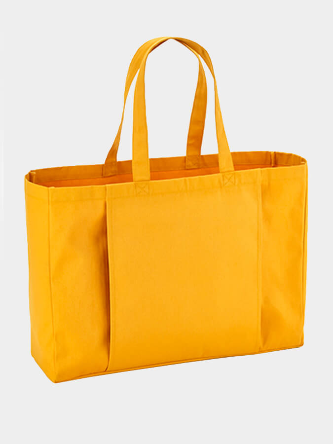 Westford Mill EarthAware Organic Cotton Yoga Tote Bag - Eco-Friendly Reusable Shopping & Gym Bag for Yoga, Beach & Travel | Sustainable & Stylish Carryall