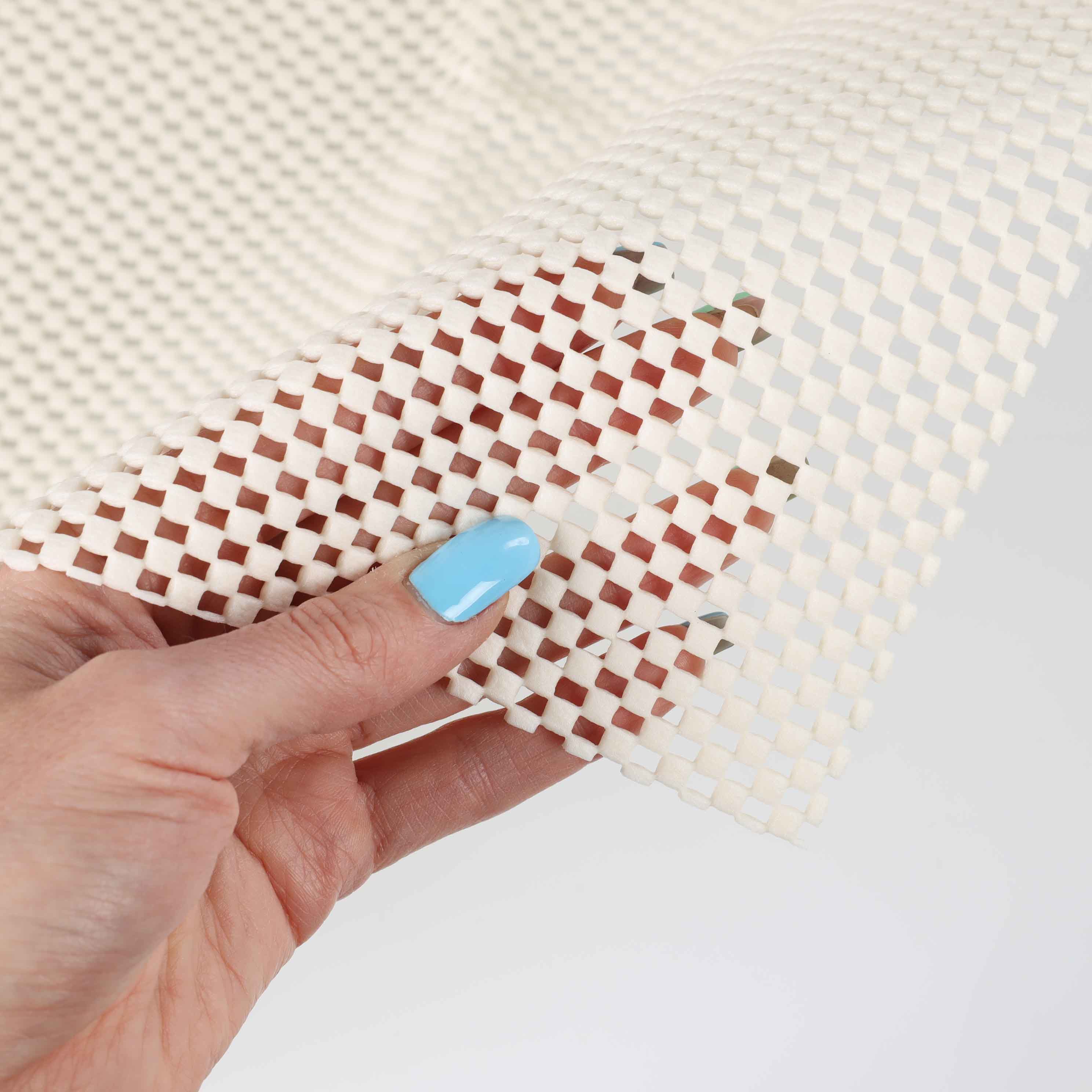 Rio Reversible Non-Slip Ultra Grip Foam Mesh Rug Pad for Hardwood Floors - Perfect for Living Room, Bedroom & High Traffic Areas