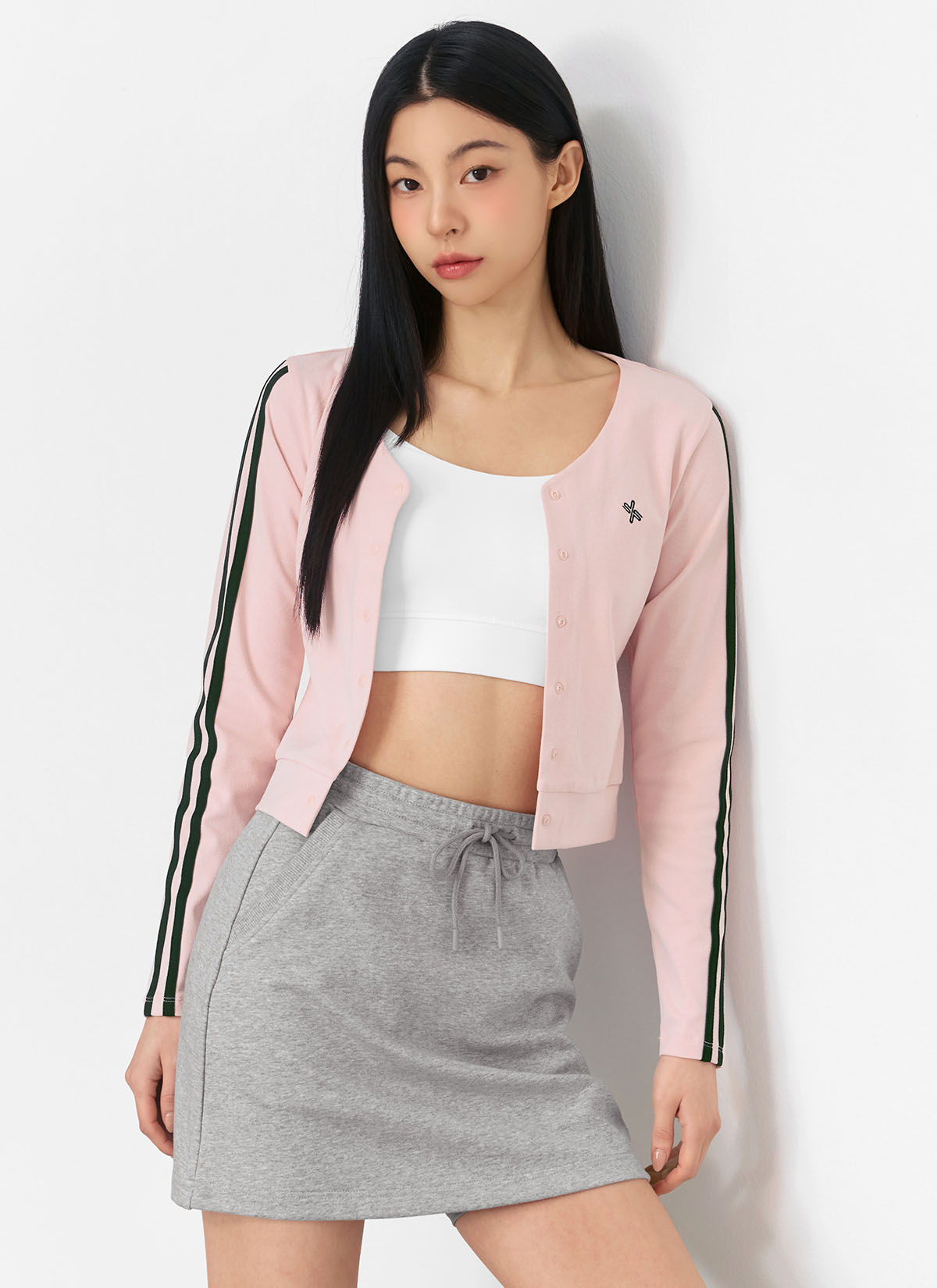 Eco-Friendly Color Block Crop Cardigan for Women - Stylish Layering Piece for Spring & Fall Fashion | Perfect for Casual Outfits, Office Wear, and Date Nights