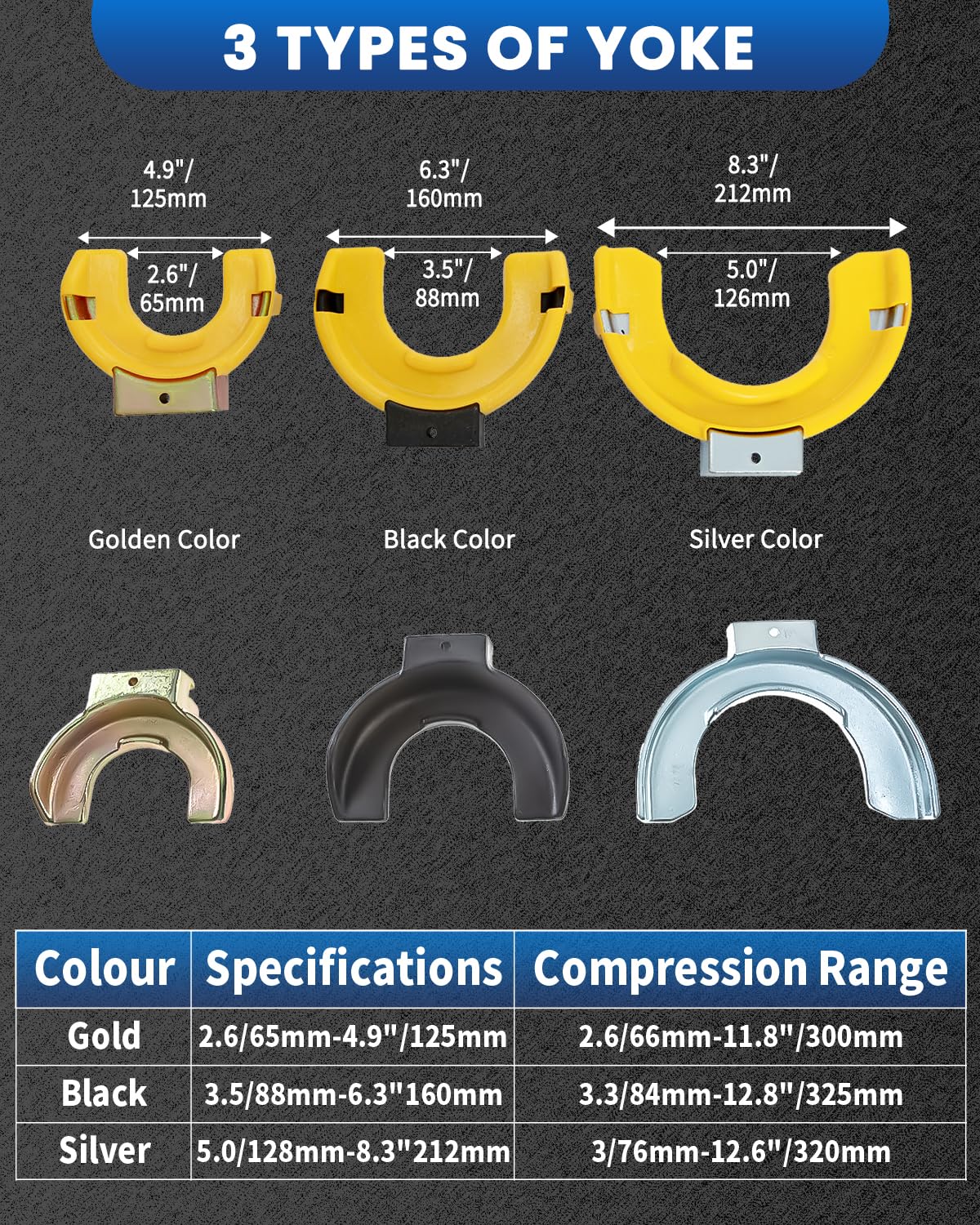 Heavy Duty Universal Coil Spring Compressor Tool - Professional Auto Suspension Repair Kit for Car, Truck & SUV Maintenance - Perfect for DIY Mechanics & Garage Use