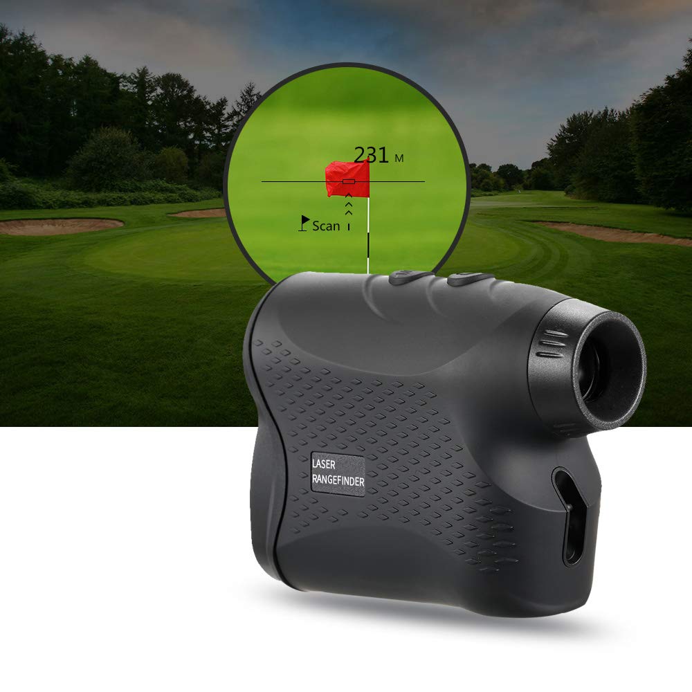 600M/900M Golf Range Finder with Speed Tester - Digital Hunting Distance Measurement Monocular Telescope for Golfing, Hunting & Outdoor Sports Activities