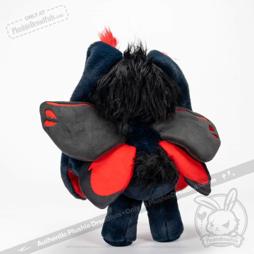 Plushie Dreadfuls Emo Moth Rabbit Stuffed Animal - Soft Cute Plush Toy for Kids, Teens & Collectors | Perfect for Gifts, Bedroom Decor & Emotional Support