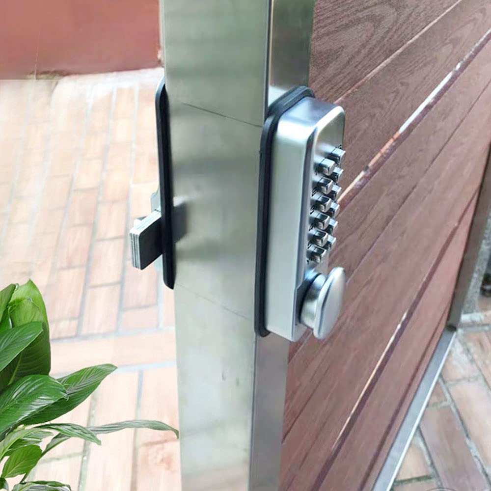Keyless Entry Door Lock - Mechanical Keypad Code Password Security Lock for Indoor & Outdoor Doors | Ideal for Homes, Apartments & Offices