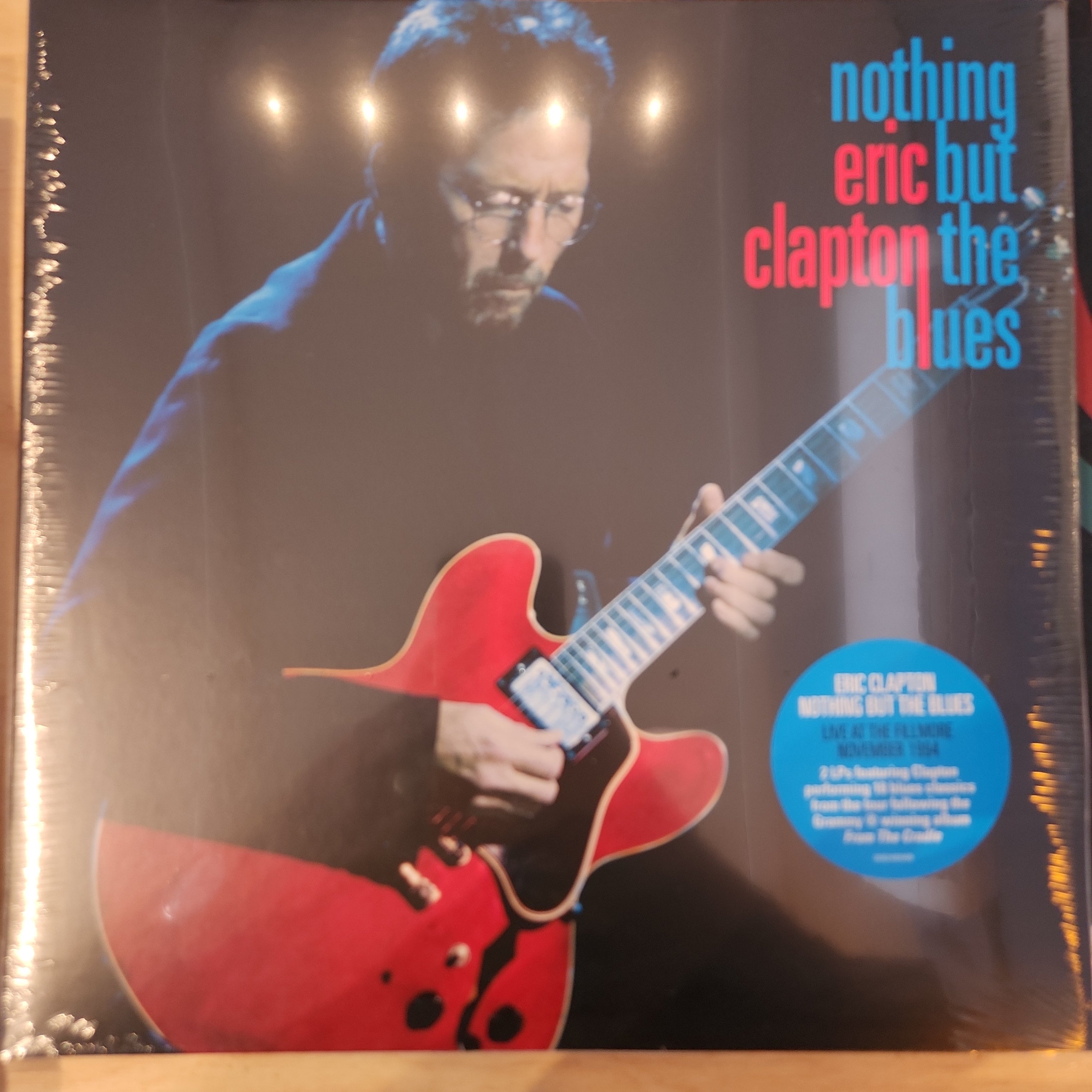 Eric Clapton Nothing But The Blues Vinyl LP Record - Classic Blues Album for Music Collectors & Audiophiles, Perfect for Home Listening & Gifts