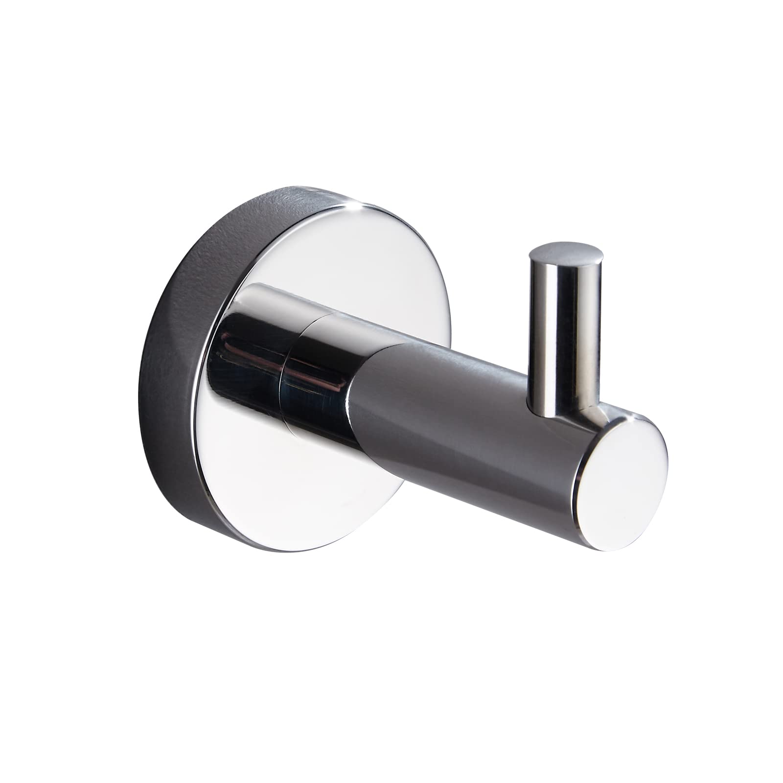 Orlif Stainless Steel Towel Hooks - Chrome SUS304 Wall Mounted Coat Hooks for Bathroom, Kitchen, Bedroom & Hotel - Perfect for Hanging Robes, Towels & Clothes