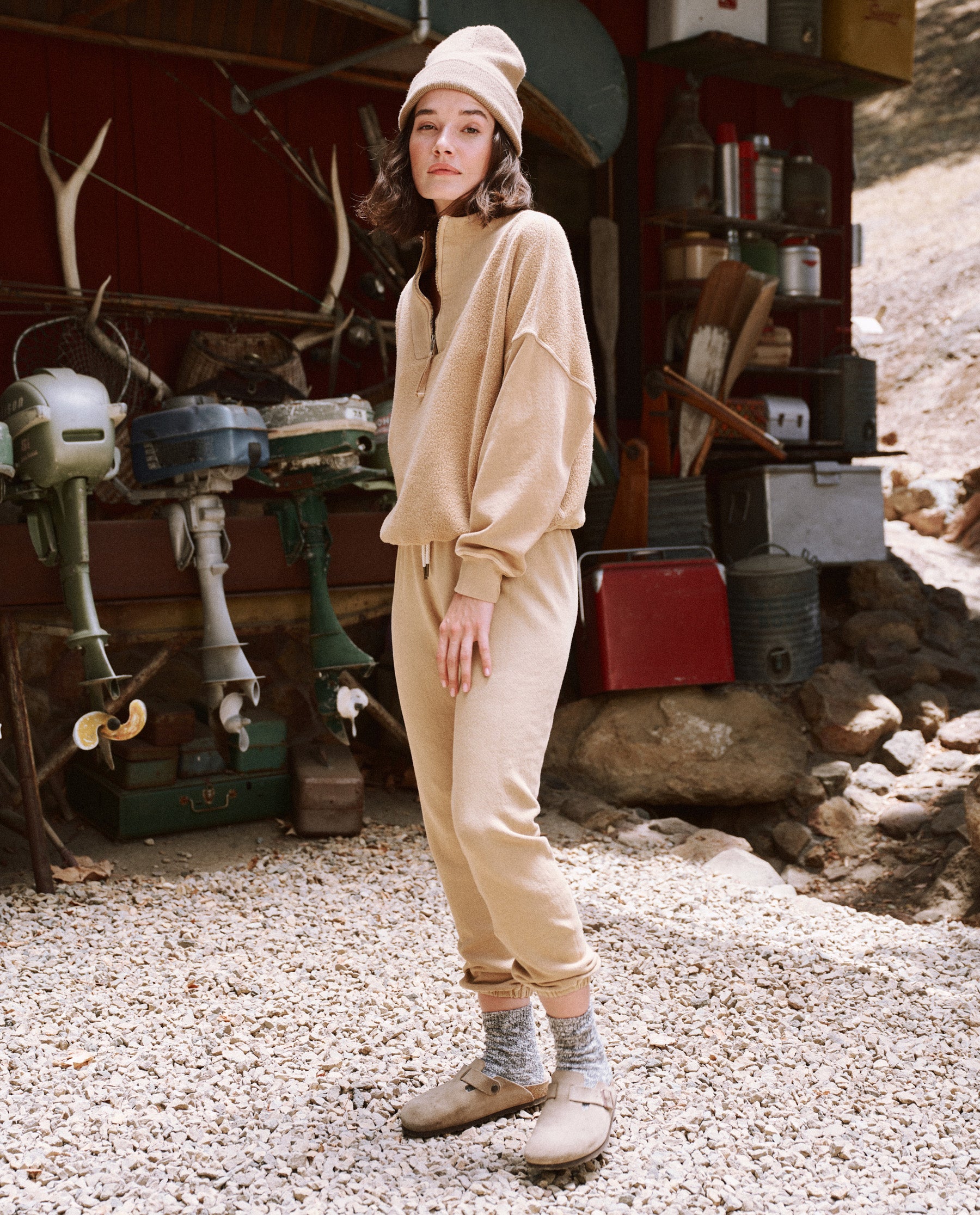 The Trail Sweatshirt - Premium Oat-Colored Pullover for Hiking & Outdoor Adventures | Cozy Casual Wear for Men & Women