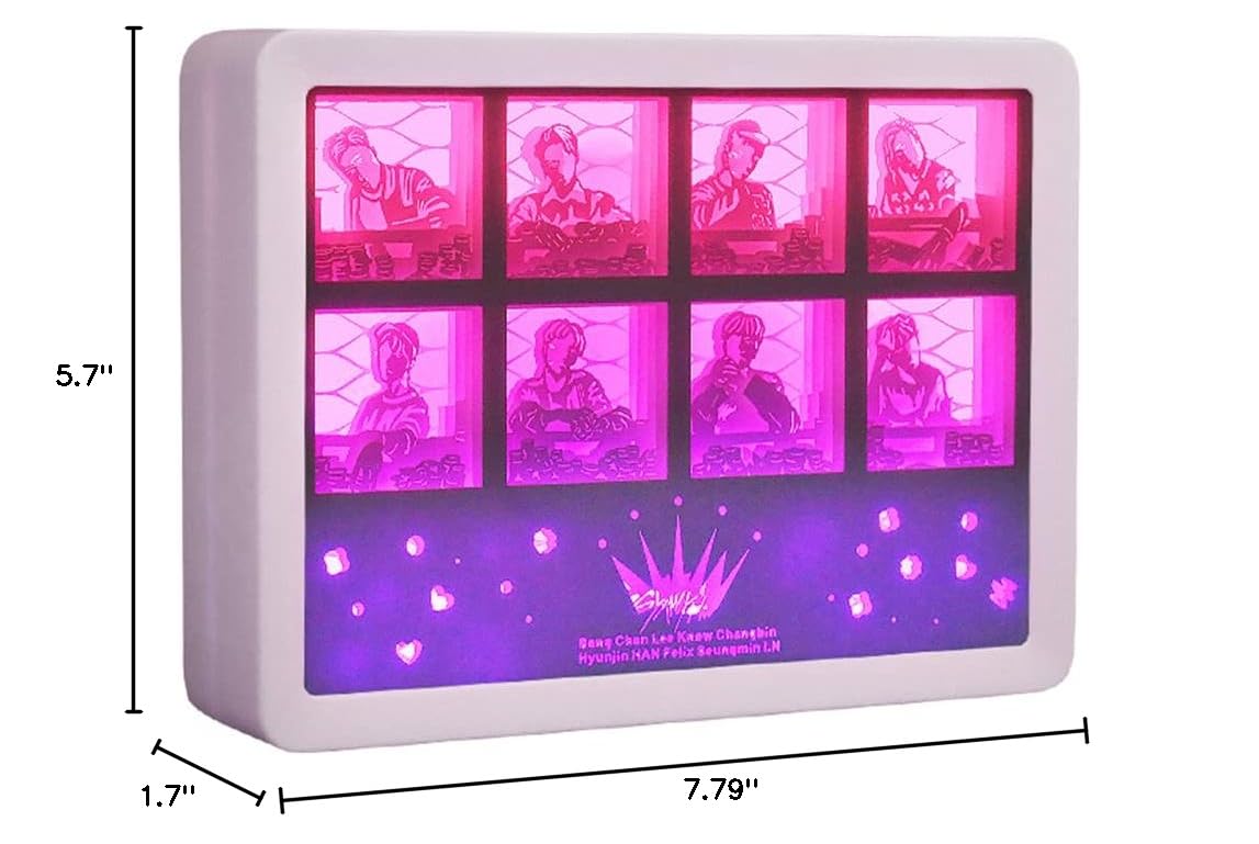 3D LED Paper Cut Light Box - Birthday Gift, Night Light, Desk Lamp, Home & Room Decoration (Starry Boy) - Perfect for Bedrooms, Nurseries, and Romantic Ambiance