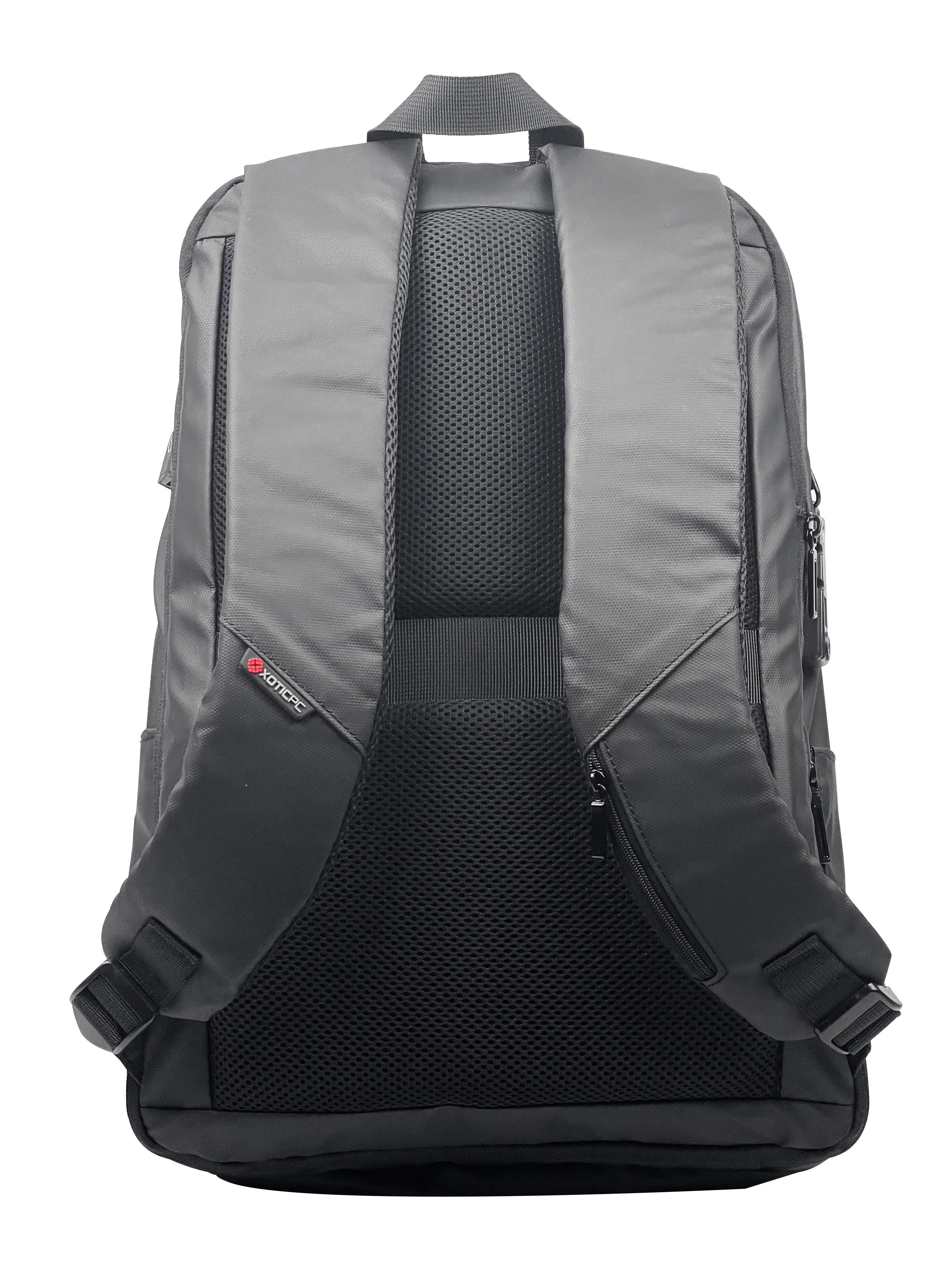 XOTIC PC Black Hardshell Anti-Theft Waterproof Laptop Backpack for Travel, Work & School - Durable 17 Inch Laptop Bag with USB Charging Port & Lockable Zippers
