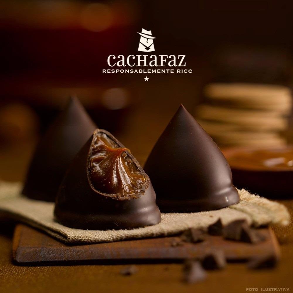 CACHAFAZ Chocolate Cones 228g (8.04 oz) - 2 Pack | Milk Caramel Filled Chocolate Bonbons - Perfect for Gifts, Parties & Dessert Platters
